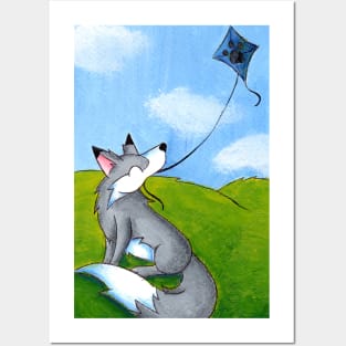 Kite Flier Posters and Art